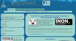 Desktop Screenshot of citydivers.co.uk